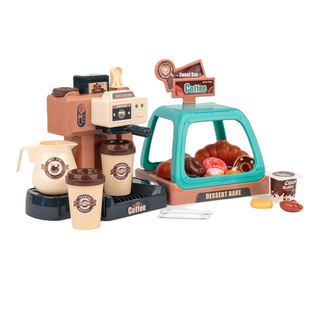 Extralink Toys | Zestaw małego Baristy | Ekspres, Kawiarnia, 40 el