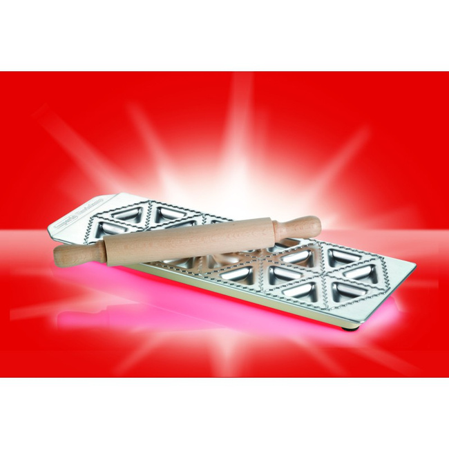Płytka Do Trójkątnych Pierożków Tortelli 18 Szt. 60 Mm - Aluminium - Imperia - Imperia 