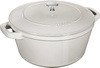 Zestaw 2 naczyń + pokrywka 24 cm Truflowy - Staub