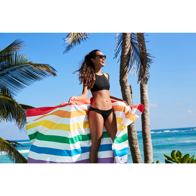 ręczniki plażowe szybkoschnące 200x90 cm Rainbow Skies XL - Dock & Bay