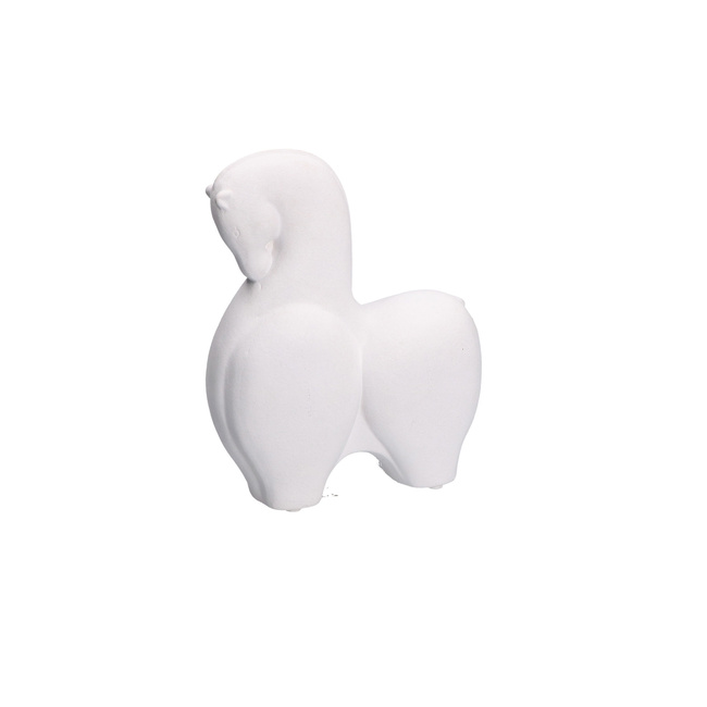 Figurka dekoracyjna koń Rituali Domestici Noinonnitriamo, ceramika, 23 cm