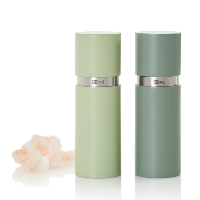 Zestaw Bukowych Młynków Do Soli I Pieprzu Textura S Zielony