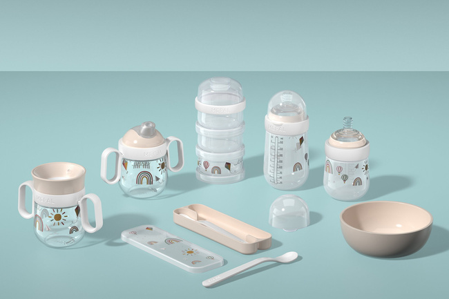 2 Łyżki Do Karmienia Mio Sunshine & Rainbow - Mepal