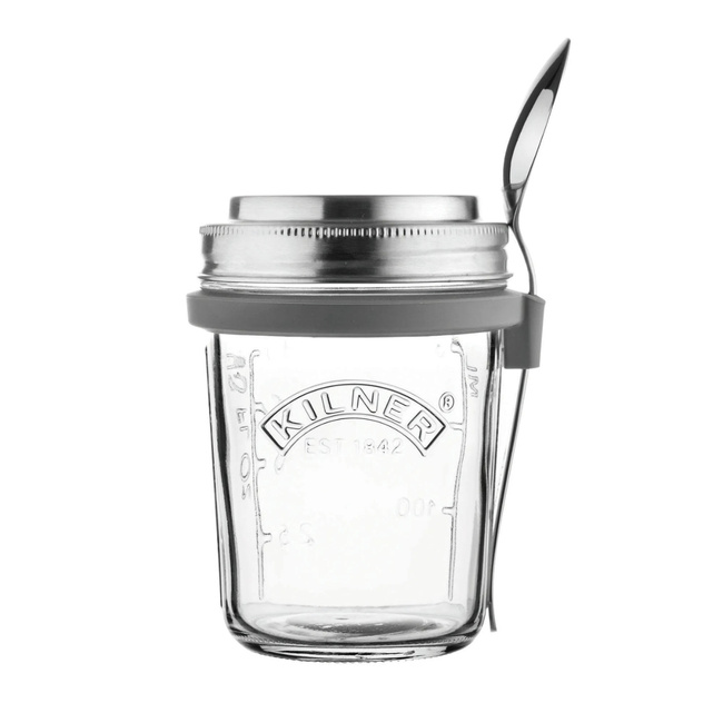 Pojemniki śniadaniowe z łyżką Breakfast Jar - Kilner