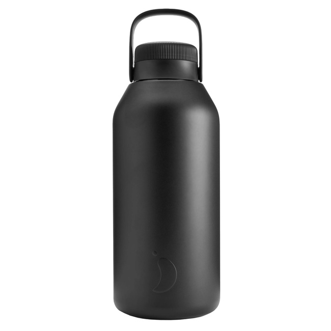 Butelka termiczna Chillys | 4000 ml | Czarna series 2 - Chillys bottles