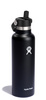 Butelka 21oz Standard Mouth Flex Strawcap Black - Hydro Flask