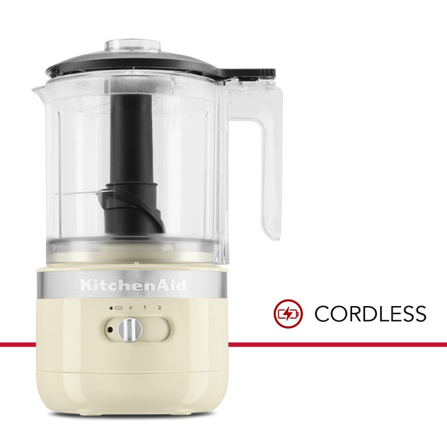 Bezprzewodowy malakser KitchenAid 1,1 l 5KFCB519EAC, kremowy