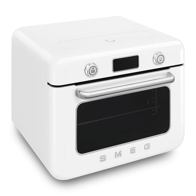 Smeg - Piekarnik nablatowy z funkcją pary COF01WHEU 50's Style - White