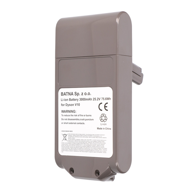 Extralink | Bateria, akumulator do odkurzacza, zamiennik dla Dyson V10 | 25.2v 3000mAh