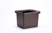 Plastia Berberis Uno Donica Samonawadniająca 45 x 39 cm - brązowy