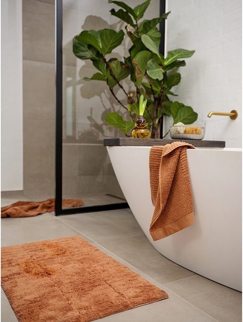Mata łazienkowa 50 x 80 cm Tiles Mandarine - Zone Denmark