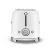 Smeg - Toster, dwie kromki, biały mat 50's style Tsf01whmeu biały (mat)