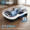 Extralink Moonwalk Spinmove Biały | Platofrma Wibracyjna do Ćwiczeń Fitness | 200W