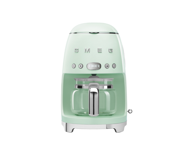 Smeg - Ekspres Przelewowy, Pastelowa Zieleń Dcf02Pgeu 50's Style
