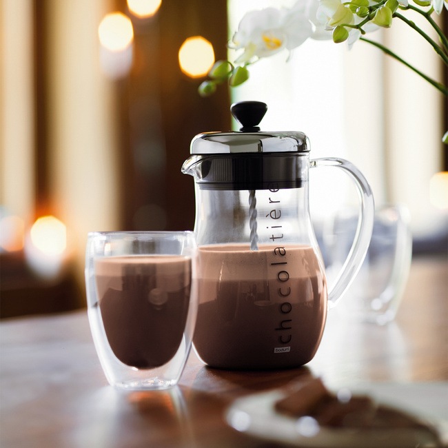 Dzbanki do gorącej czekolady Chocolatiere 1L Chrome