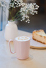 Dwa kubki ceramiczne z uszkiem 250 ml Fuori Rożowe 30008 - Vialli Design