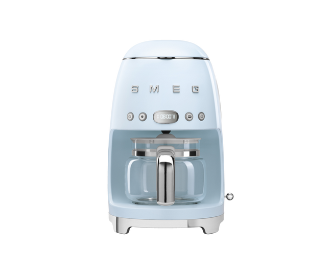 Smeg - Ekspres Przelewowy, Pastelowy Błękit 50's Style Dcf02Pbeu Pastelowy Błękit.