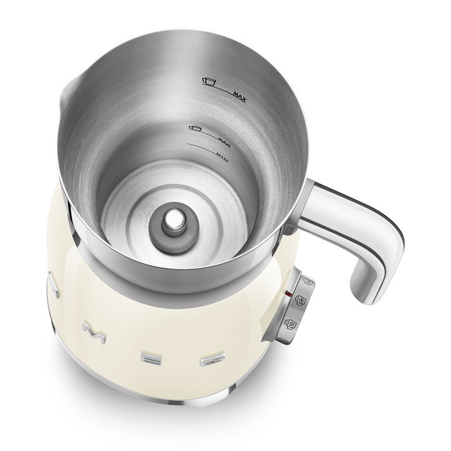 Smeg - Spieniacz Do Mleka, Kremowy 50's Style Mff11Creu Kremowy