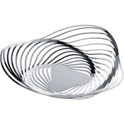 Kosz na owoce polerowany Alessi 33 cm x 8 cm