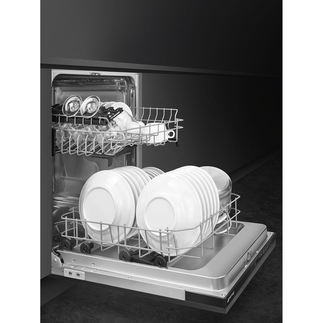Smeg - Zmywarka do naczyń, 45 cm UNIVERSAL ST4512IN Czarny (panel sterowania)
