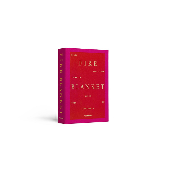 Koc gaśniczy wiśniowy the essentials - printworks