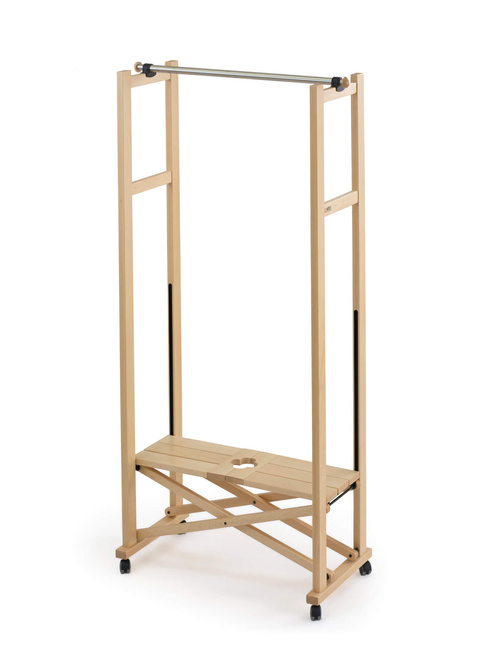 Arredamenti Elios Stojak na ubrania - 37 x 78 cm, Brązowy