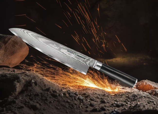 Samura Damascus Nóż Szefa Kuchni 240mm AUS-10 SD-0087