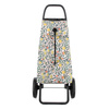 Wózek na zakupy Rolser I-Max William Morris 2LRSG Pomegranate, duże koła XL, torba 43 l