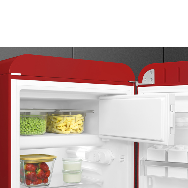 Smeg - Chłodziarko-zamrażarka FAB10RRD6 50'S STYLE - czerwony
