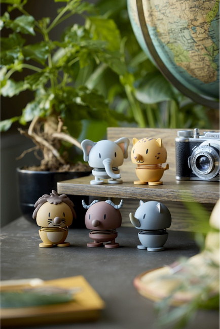 Figurka Hoptimist Soft Rhino S Grey, szary nosorożec