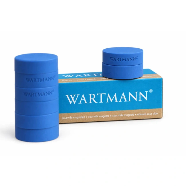 Wartmann magnesy do sous vide, zestaw 8 sztuk, niebieskie, wodoodporne obciążniki do worków