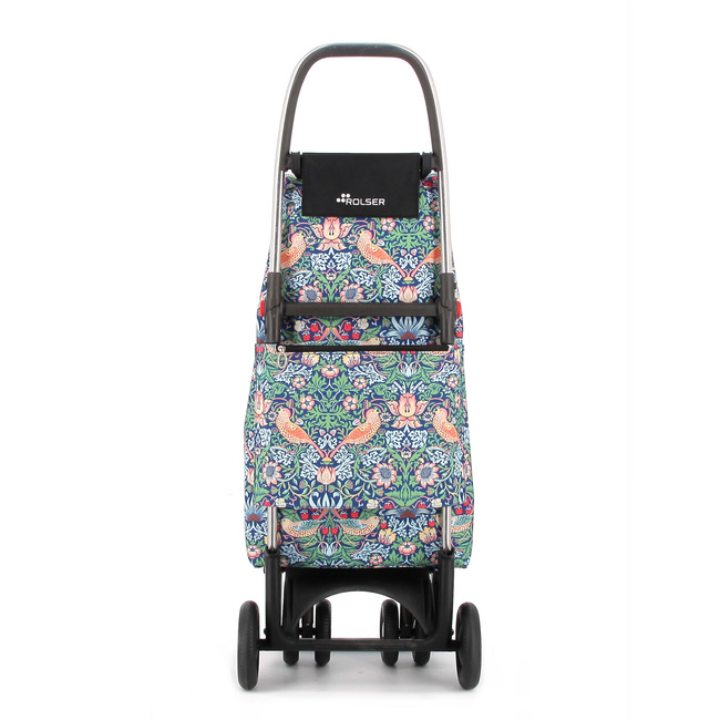 Wózek na zakupy Rolser I-Max William Morris 4L Tour Birds, 4 koła, torba 43 l