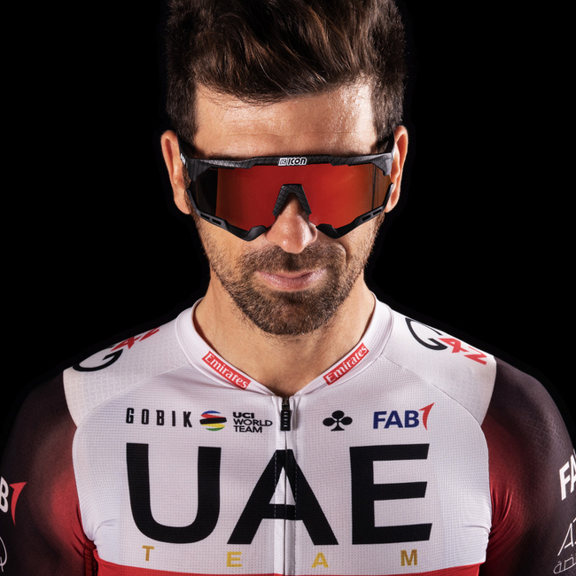 Okulary SCICON AEROSHADE XL Carbon Matt/Black - SCNPP Multimirror Red