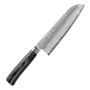 Noże santoku 17,5 cm Tamahagane Tsubame Black VG-5
