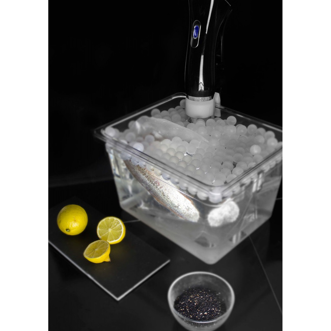 Kulki termoizolacyjne Wartmann do sous vide, 200 szt. Ø 20 mm, z torbą
