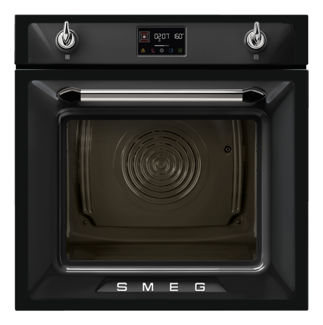 Smeg - Piekarnik, 60 cm, Victoria, czarny Sop6902s2pn Victoria