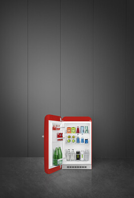 Smeg - Happybar FAB10HLRD6 50'S RETRO STYLE - czerwony