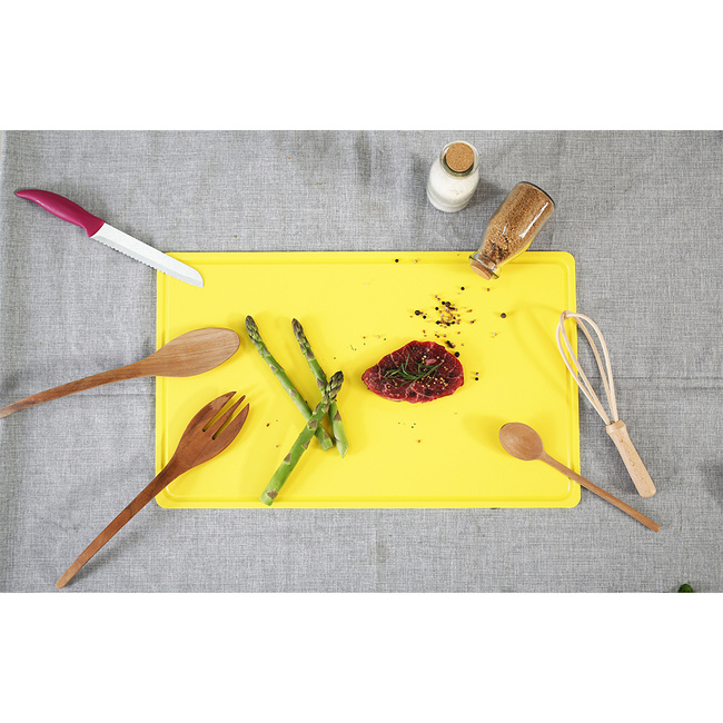 Duża mata kuchenna do krojenia 53x32,5 żółta - Candl
