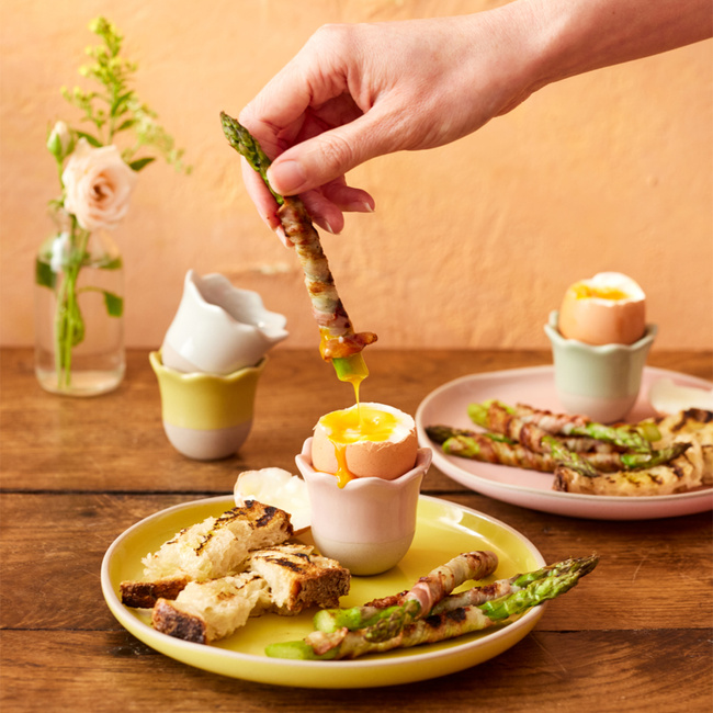 Jamie Oliver Kieliszki ceramiczne na jajka 4 szt Big love