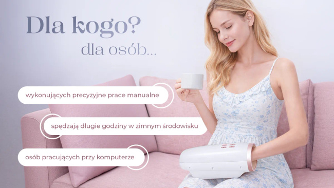 EXTRALINK Lifestyle Hand Massager 01 Masażer do dłoni 5W USB Typ C
