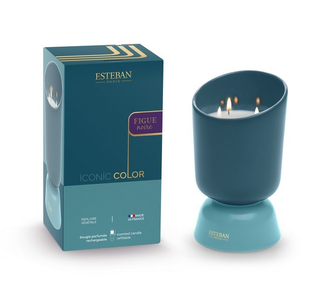 Świeca zapachowa 700g Figue noire Iconic color - Esteban
