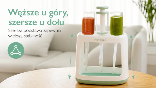 Momcozy SE01 Baby Food Maker urządzenie do jedzenia dla dzieci przecierów przechowywania żywności