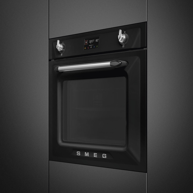 Smeg - Piekarnik, 60 cm, Victoria, czarny Sop6902s2pn Victoria