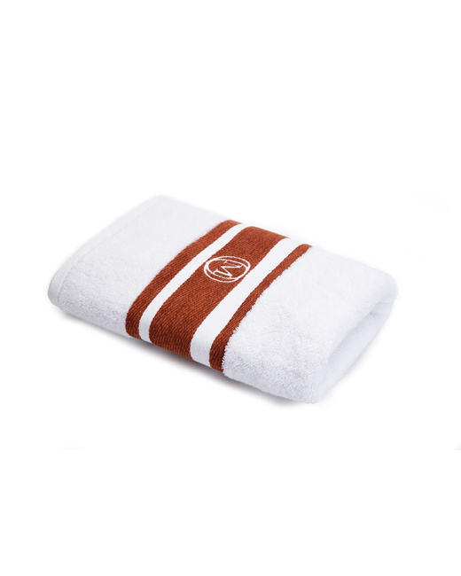 Ręcznik kąpielowy Monogram Linea 70x140 cm b. cynamon - Officine Monogram