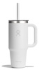 Kubek podróżny Hydro Flask Travel Tumbler 24 oz ze słomką, biały