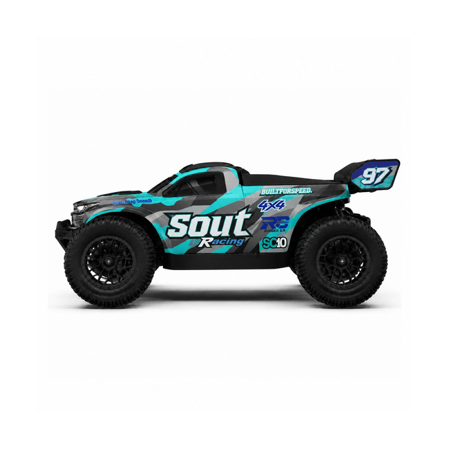 Auto zdalnie sterowane Extralink RC SC10 4WD, niebieskie, skala 1:10, zestaw RTR