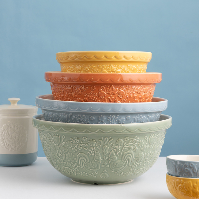 Miski ceramiczne 24 cm 2L Home TO Roost Orange - Mason Cash