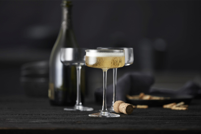 Kieliszki do szampana ze szkła kryształowego Zero 260 ml 4 sztuki 12269