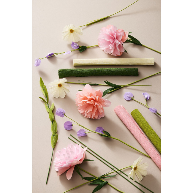 Zestaw do robienia kwiatów z bibuły Printworks The Paper Florist, 10 rolek krepiny