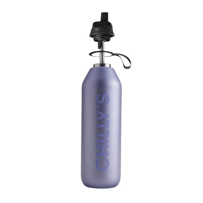 Butelka sportowa Chillys | 1000 ml | Matowy metalik Lawenda series 2 sport - Chillys bottles